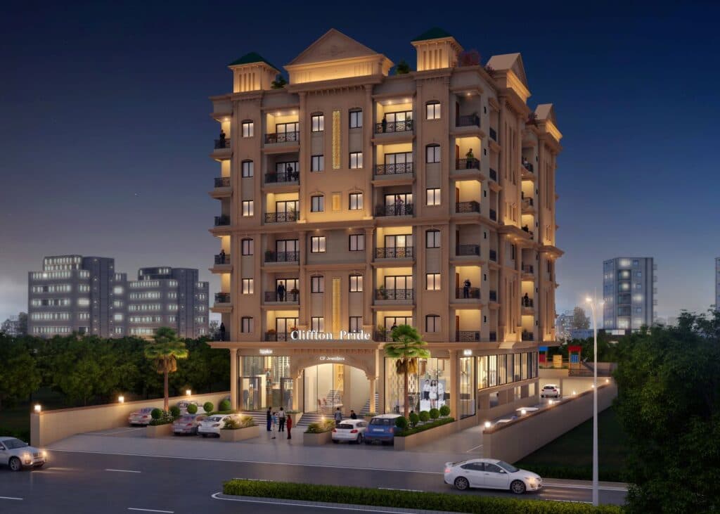 Cliffton Pride - Premium residential complex with world-class amenities at Nipania, Indore | Delivered Project by Real Space Group
