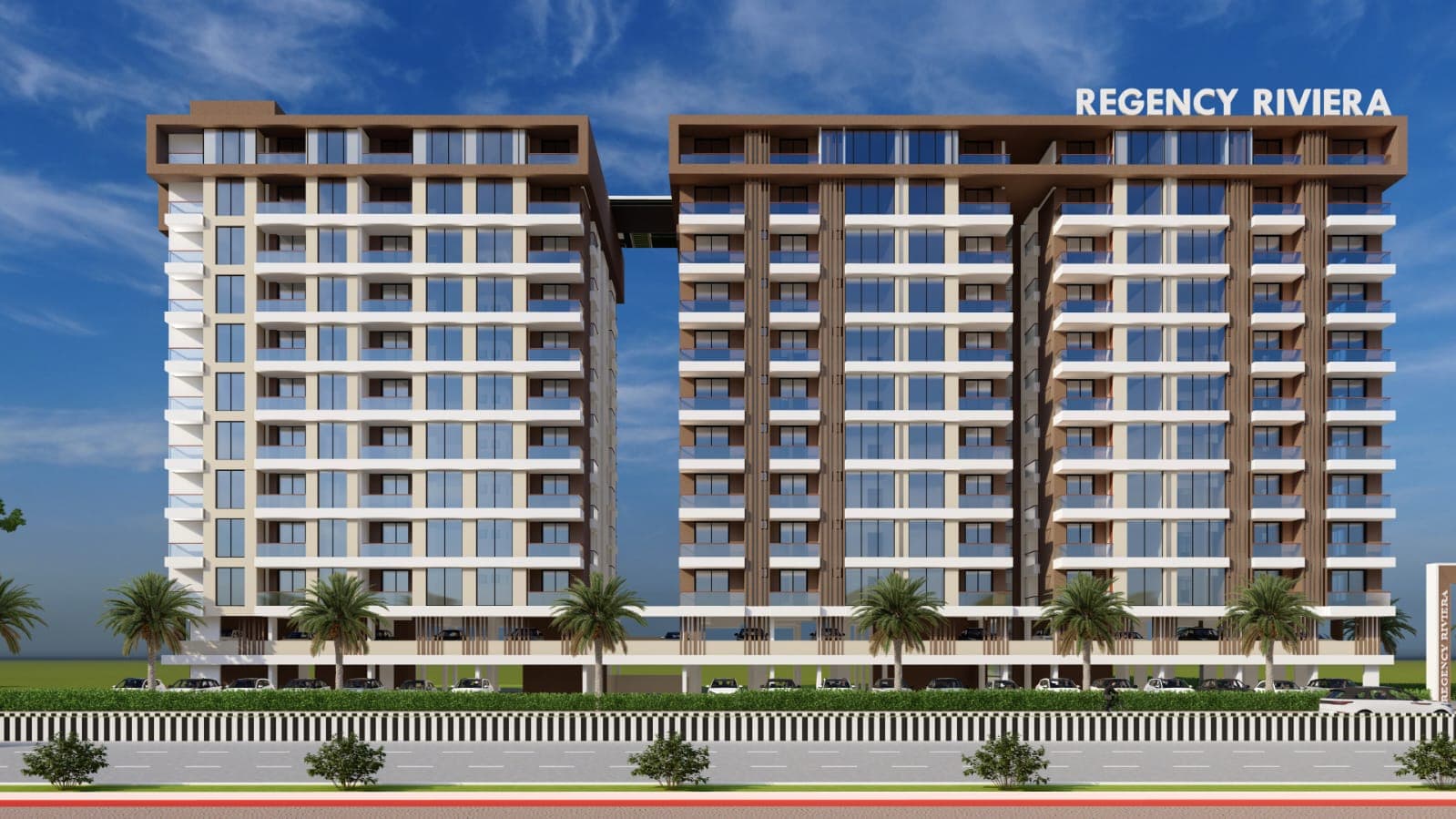 Regency Riviera - Where skyline views meet serene living. Luxury 2&3 BHK residences at Kabitkhedi, Vijay Nagar, Indore | Real Space Group Indore